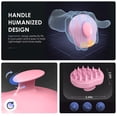 thumbnail image 3 of Hair Scalp Massager Shampoo Brush, Hair Scrubber Head Massager Wet and Dry Hair, Soft Silicone Scalp Brush, 3 of 7