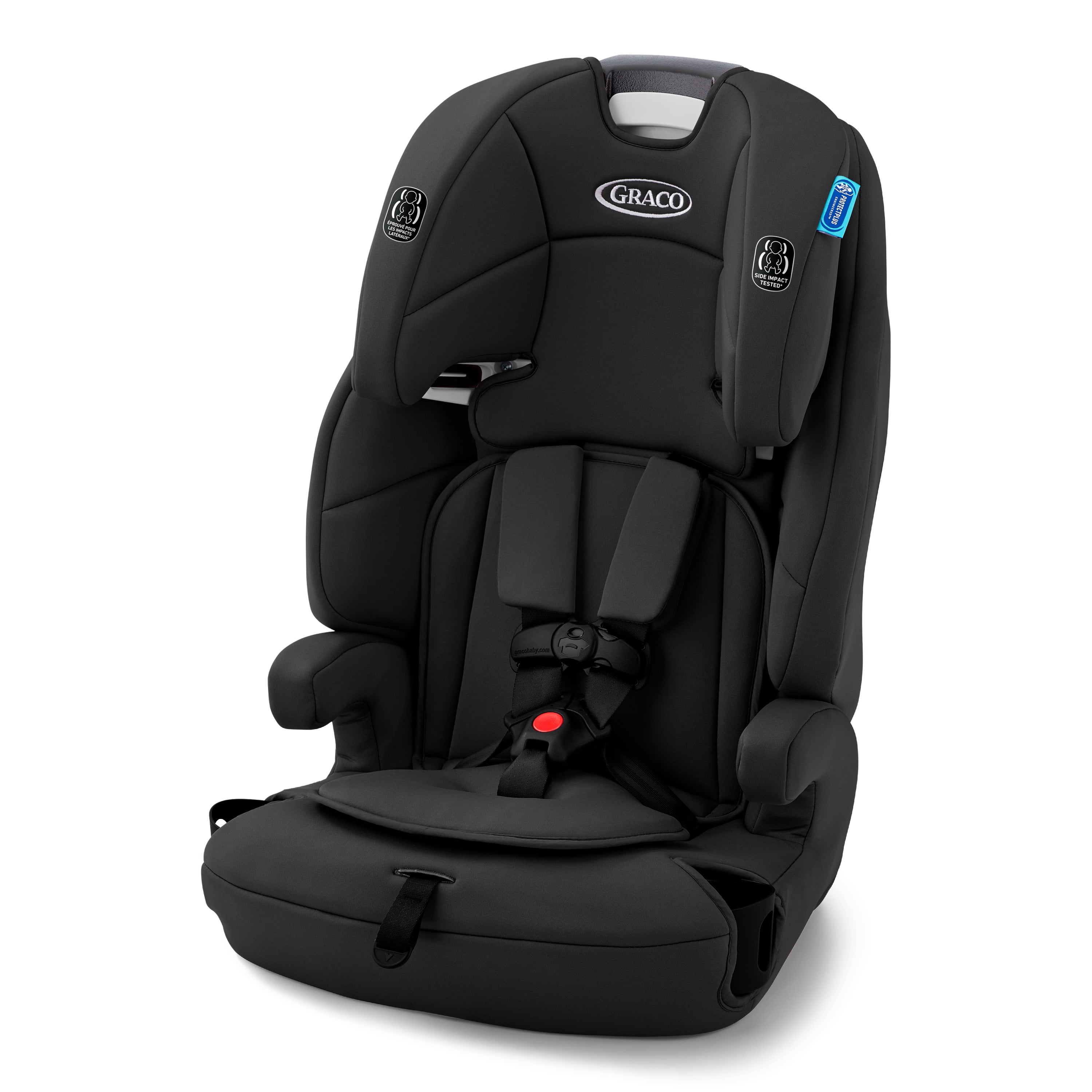 Graco Tranzitions 3-in-1 Harness Booster Seat, Toddler to Big Kid Car Seat from 10-45 kg (22-100 lb), Harness/Highback/Backless Booster, Pullman