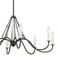 thumbnail image 4 of 52456AVI Kichler Lighting Freesia - 8 Light Large Chandelier In Homestead Style-17 Inches Tall and 38 Inches Wide-Anvil Iron Finish    -Traditional, 4 of 12