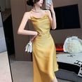 thumbnail image 2 of Vestido sexy con tirantes finos para mujer, vestido de fiesta sin espalda para discoteca, vestidos de verano de color sólido para mujer, vestidos largos elegantes sin mangas ajustados, 2 of 5