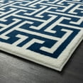 thumbnail image 5 of Abani Arto Collection Area Rug Mid Century Modern Bedroom Living Room Decor Floor Rug 5 x 8 Blue Cream, 5 of 8
