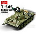 thumbnail image 2 of 2024 New Sluban T-54 Main Battle Tank Building Block Classic World War II Military Armored Vehicle Model Bricks Kid Toy Boy Gift, 2 of 5
