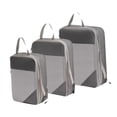 thumbnail image 3 of 3x Bolsas de almacenamiento de compresión, Bolsas de embalaje de viaje, Cubos de embalaje de compresión para Gris, 3 of 9