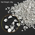 thumbnail image 3 of Uxcell 6 Colors Crushed Glass Chips, 1-4mm Irregular Sequins Metallic Color Glass 28g Gold Tone Bright Color Series, 3 of 4