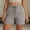 *Gray, variant on Women's Drawstring Elastic High Waist Stretch Yoga Shorts,Casual Outdoor Athletic Workout Shorts Gray,Women's Plus XXL