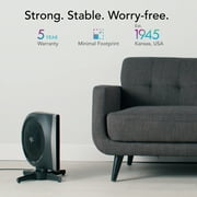 Vornado STRATA Compact Oscillating Fan with Remote, 19 Inch, High Velocity Air Circulator, Quiet Powerful Fan, 5 Speeds, Touch Control, Black