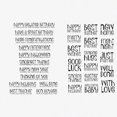 thumbnail image 1 of 2 PCS Happy Holidays & Good Luck Greetings Clear Rubber Stamps Set for DIY Cardmaking, Scrapbooking & Embossing, 1 of 5