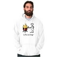 thumbnail image 3 of Burnt Burger BBQ Fire Funny Grilling Men's Big & Tall Graphic Hoodie Brisco Brands 4X, 3 of 5