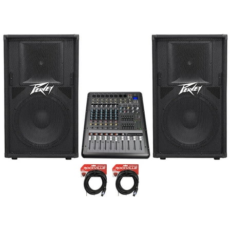 2 Peavey Pv115 800 Watt 15 2 Way Speaker Cabinets Pv 115 8