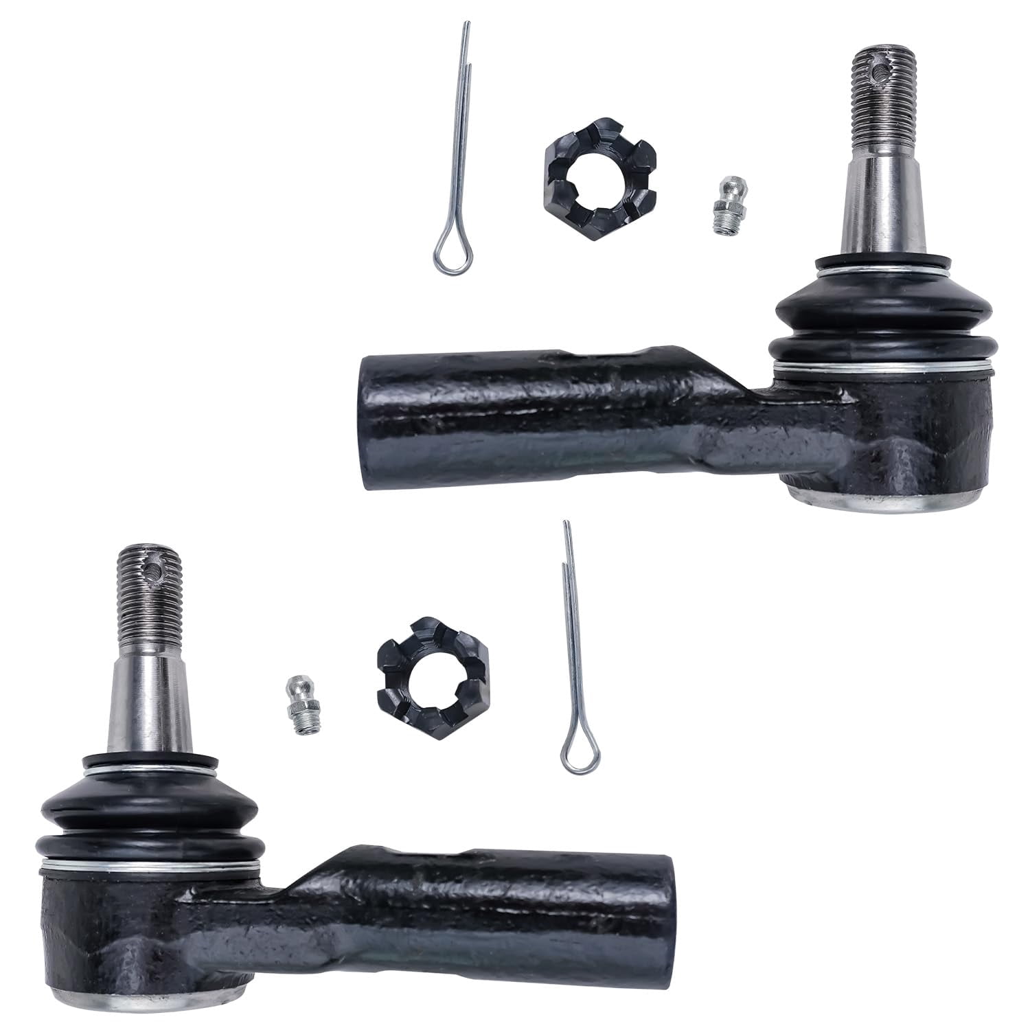 Detroit Axle - 2WD Front End 12pc Suspension Kit for Dodge Ram 1500, 2006 2007 2008, 2 Upper Control Arms 2 Lower Ball Joints 4 Inner & Outer Tie Rods 2 Boots 2 Sway Bars Replacement