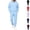 Sky Blue, variant on HAJWOH Men's Tracksuits 2 Piece Sets Long Sleeve Hoodie with Pockets and Sweatpant Athletic Jogging Casual Outfits