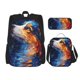 thumbnail image 1 of Balery Galactic Dog Swirls Art Mochila escolar 3 en 1 para niños: mochila resistente con lonchera térmica y estuche para lápices. Mochila escolar para niños y niñas., 1 of 7
