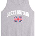 thumbnail image 2 of Instant Message - Great Britain Flag - Men's Jersey Tank Top, 2 of 5