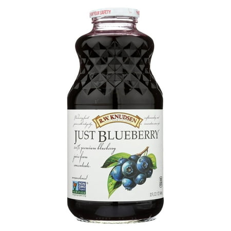 R.w. Knudsen Juice - Just Blueberry - Pack of 6 - 32 Fl