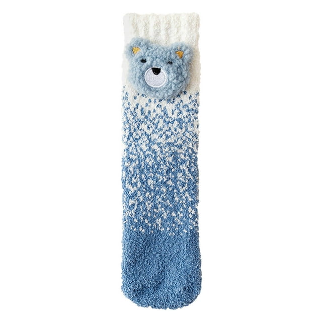 FhsagQ Chaussettes Chaussettes pour Hommes Bas Rouges Sans Entrejambe Mode Nouveau Motif Imprimé Dessin Animé Noël Chaussettes Épaisses Confortables Automne et Hiver Chaussettes pour Hommes Shorts Extra Petits Bleus Taille Unique
