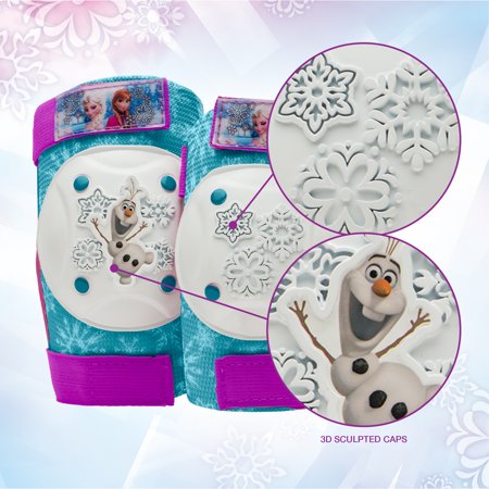 子供用プロテクター ディズニー アナと雪の女王 肘当て 膝当て 手のひら ガード 子ども用 保護 キッズ サポーター 自転車