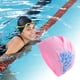 thumbnail image 2 of Gorro de Natación Impermeable con Patrón Floral para Mujeres Rosa de Unique Bargains, 2 of 6