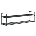 thumbnail image 6 of Home-Complete 2-Tier Shoe Rack for 10 Pairs Sneakers, Heels, Boots (Black), 6 of 6