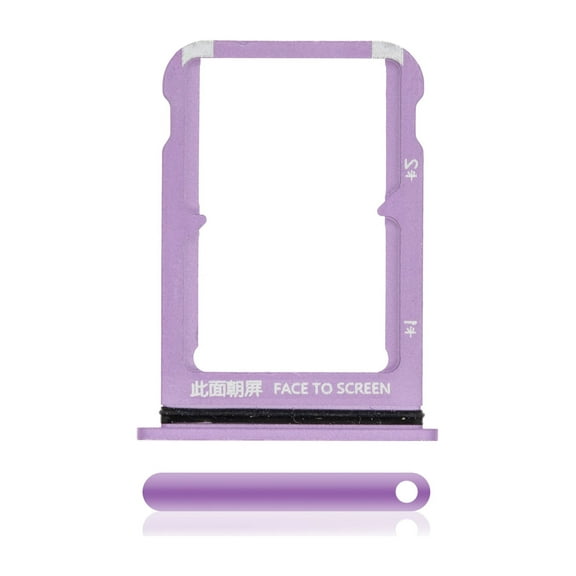 Replacement Sim Tray Compatible For Xiaomi Mi 9 (Lavender Violet)