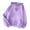 Purple, variant on MuZeFu Hoodies for Women Green Women's Fashion Casual Long Sleeve Print Hooded Pocket Sweatshirt Tops Blouse