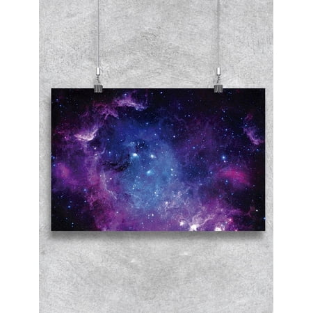 Starfield Galaxy Poster -Image by Shutterstock