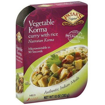 Patak's Vegetable Korma Curry, 10 oz (Pack of 8)