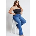 thumbnail image 3 of YMI Jeans Women´s Plus Size Sustainable Mid Rise Boot Cut Jeans, 3 of 26