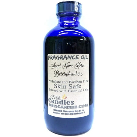 - Mels Candles and More Fairy Dust - 8 oz/236 ml Blue Glass Bottle of Premium Grade Skin Safe Fragrance Oil