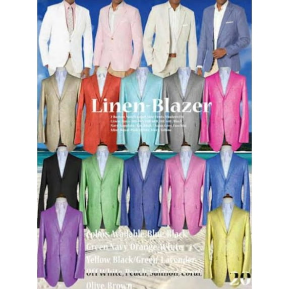 11 Linen Blazer $990 (We Picked The Colors Baised of Availability)