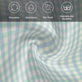 thumbnail image 5 of Blue Green Cloth Napkins, Grid Checkered Plaid Gingham Lattice Trellis Washable and Reusable Dinner Napkins Set of 8, Table Napkin for Kitchen Party Birthday Wedding Hotel Housewarming 20"x20", 5 of 8