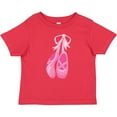 thumbnail image 3 of Inktastic Ballet Shoes, Ballet Slippers, Ballet Dance - Pink Girls Baby T-Shirt, 3 of 5