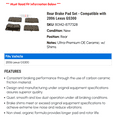thumbnail image 2 of Rear Brake Pad Set - Compatible with 2006 GS300, 2 of 2