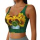 thumbnail image 2 of Balery Sunflowers in Bucket Sujetadores deportivos con espalda cruzada para mujer, acolchados, sin costuras, de alto impacto, ideales para yoga, gimnasio, entrenamiento y fitness.-Small, 2 of 8