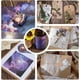 thumbnail image 4 of 100 hojas de papel para álbum de recortes de galaxia, 15 x 15 cm, con patrón de cielo estrellado, papel decorativo vintage de nebulosa, papel para manualidades, cartulina, 4 of 6