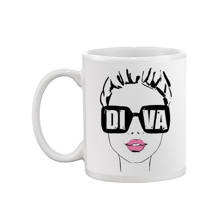 

Girl In Diva Sunglasses Mug -Image by Shutterstock