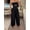BK, variant on Women's Strapless Wide Leg Jumpsuit - Elegant Cutout Tube Top Romper with Pleated Loose Pants (Available in Black & Wine Red)