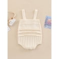 thumbnail image 2 of hirigin Baby Girls Spring Autumn Outfit Long Sleeve O Neck Knitted Dress/Tops or Sleeveless Sling Romper, 2 of 9