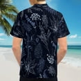 thumbnail image 6 of High Quality Hawaiian Shirts for Men Short Sleeve Aloha Beach Shirt Floral Summer Casual Button Down Shirts Blouses G43U9J, 6 of 7