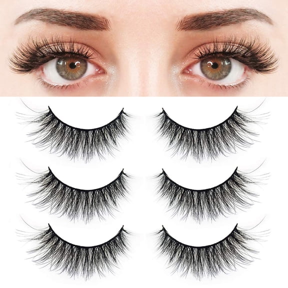 BEPHOLAN False Eyelashes, 3D Faux Mink,XMZ24