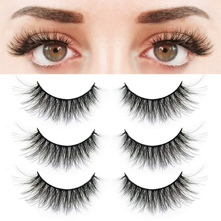 BEPHOLAN False Eyelashes, 3D Faux Mink,XMZ24