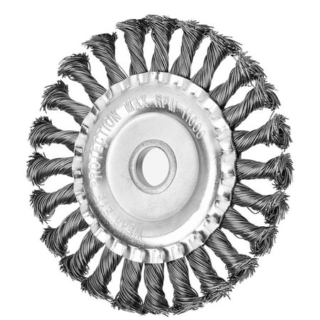 

Gupbes Wheel Brush Rust Removal Wire Wheel Angle Grinder Pre-Filter Polishing Knot Wire Wheel Brush 11000r/m Polishing Wheel Brush