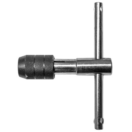 UPC: 0081838985028 | Century Drill & Tool T-Handle Tap Wrench – 1/4-1/2in Model# 98502