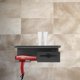 thumbnail image 4 of IFANLANDOR Wall Hair Dryer Holder Negro De Acero Para Almacenamiento Y Organización En Moderno, 4 of 8