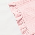 thumbnail image 3 of Cethrio Girls Cotton Nightgowns, Short Sleeve Summer Comfy Ruffled Sleep Dresses Pink Size 4-17T, 3 of 5