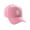 Pink, variant on Daxton Structured Baseball Hat Cap Curved Visor Old English Font Burgundy Hat White H