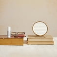 thumbnail image 2 of Creative Co-Op Brass Round Mirror On Stand in Antique Finish, Gold, 2 of 4