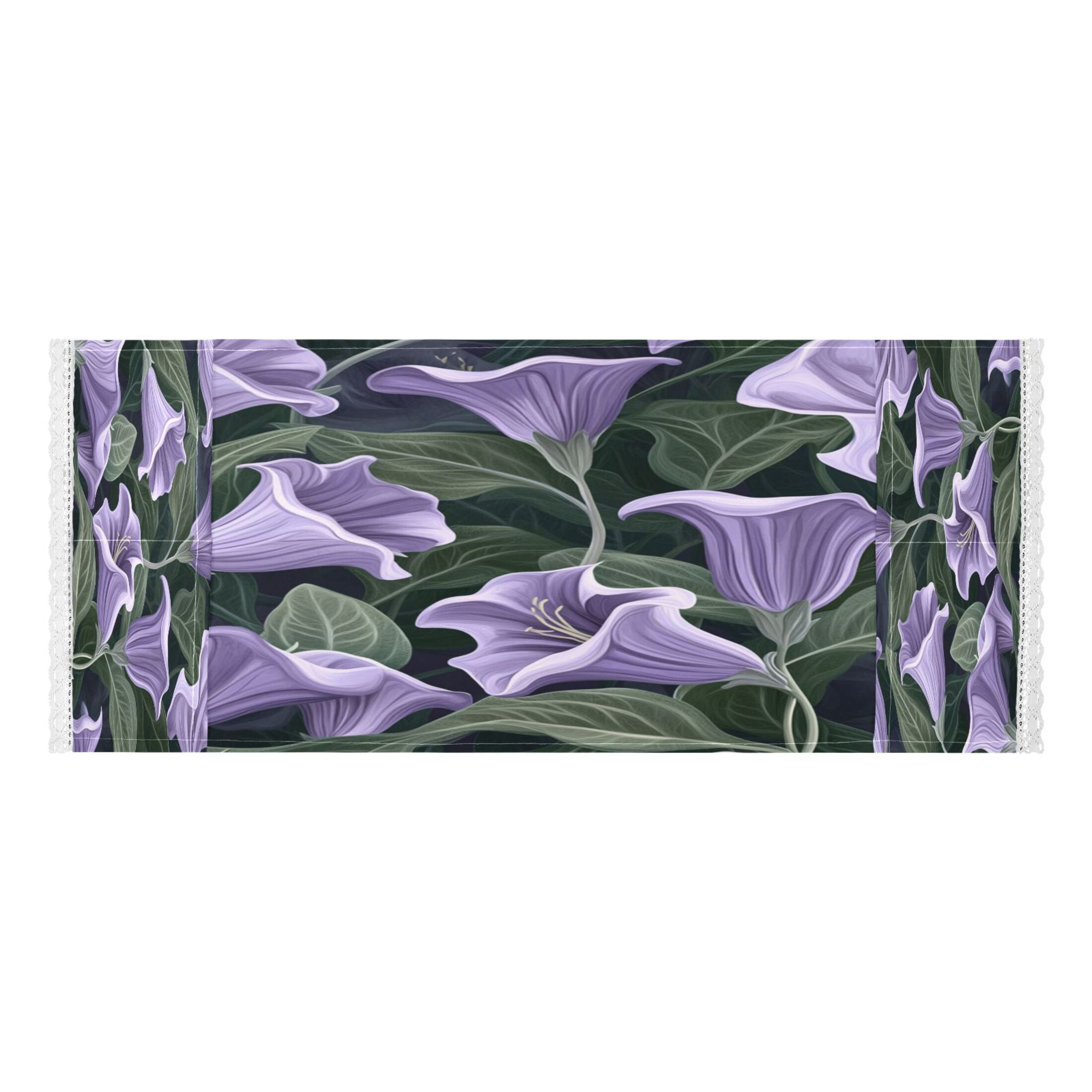 Purple Datura StramoniumWasher and Dryer Covers Dust-Proof and Oil Resistant Fridge Cover with 4 Storage Pockets Washing Machine Top Cover for Laundry Kitchen Home 51.2 x 22 In