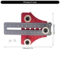 thumbnail image 4 of BIBABLYKE Thin Ripping Jig Table Sawing Jig Guide Adjustable Narrow Strips Repetitive Cutting Woodworking Tool Table Sawing Accessories, 4 of 8