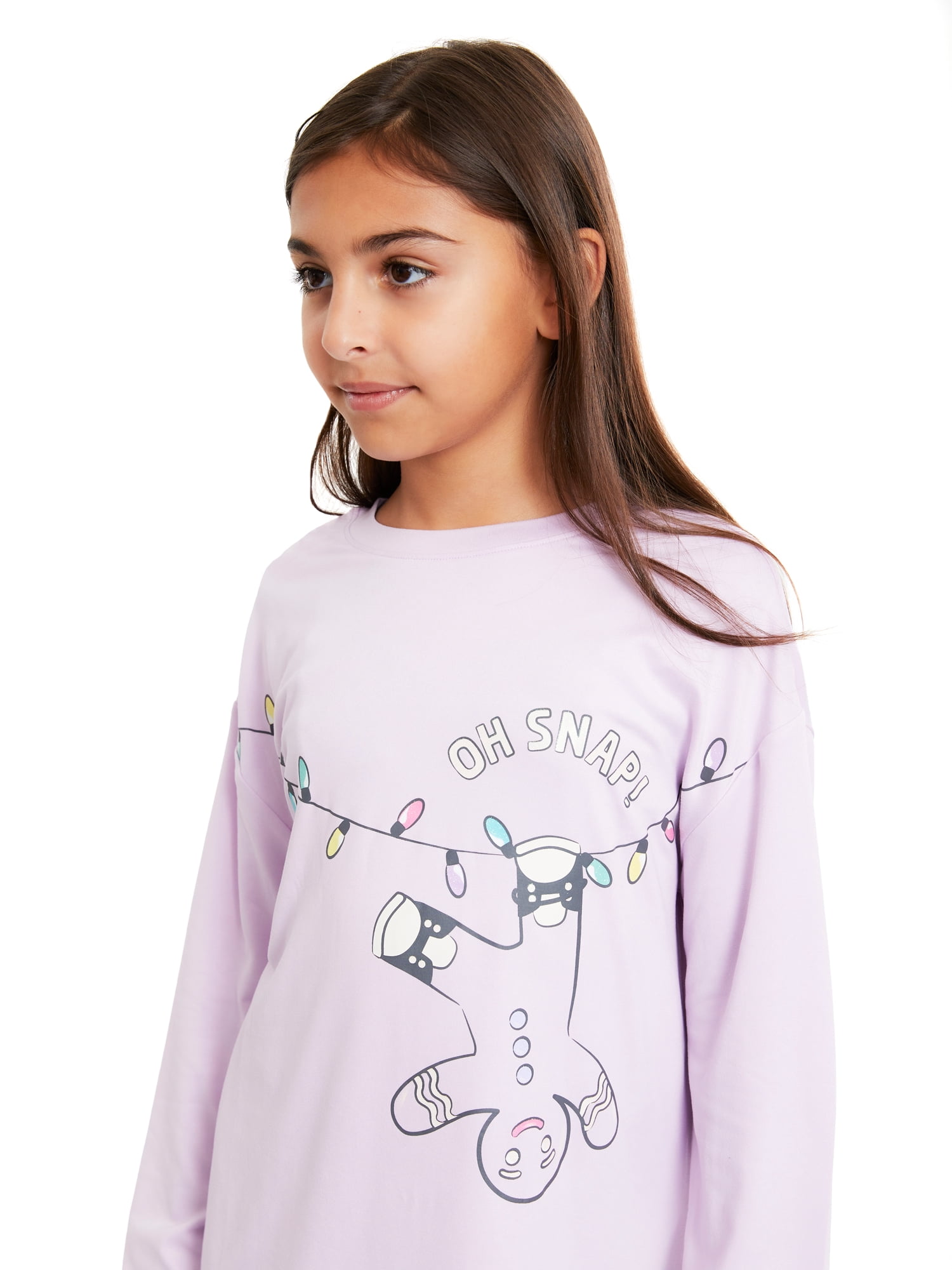 Wonder Nation Girls Gingerbread Dress, 2-Pack, Sizes 4-12