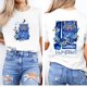 thumbnail image 3 of Pop cazadora para niña Demon Hunters Boys Girls Fashion Round-Neck Group Panels T Shirt （White）, 3 of 3